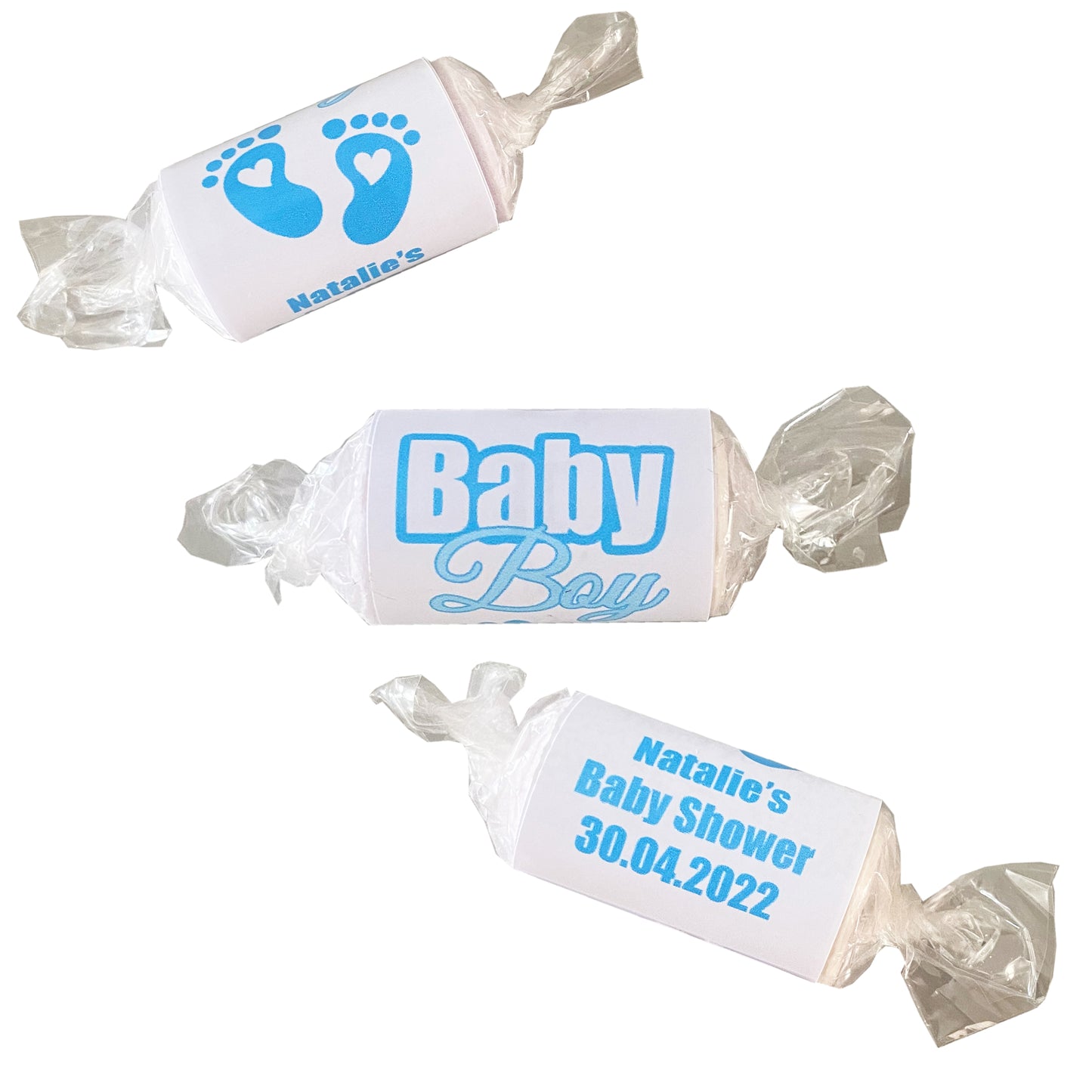 Personalised Gender Reveal Love Heart Sweets