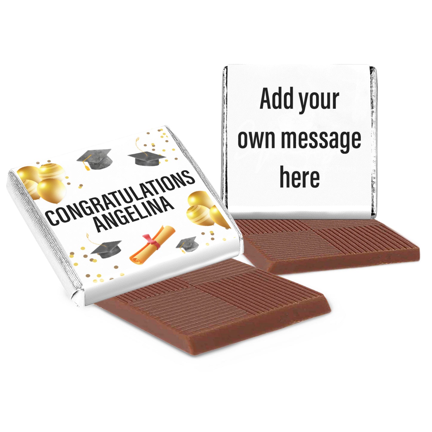 Personalised Graduation Chocolate Party Favours