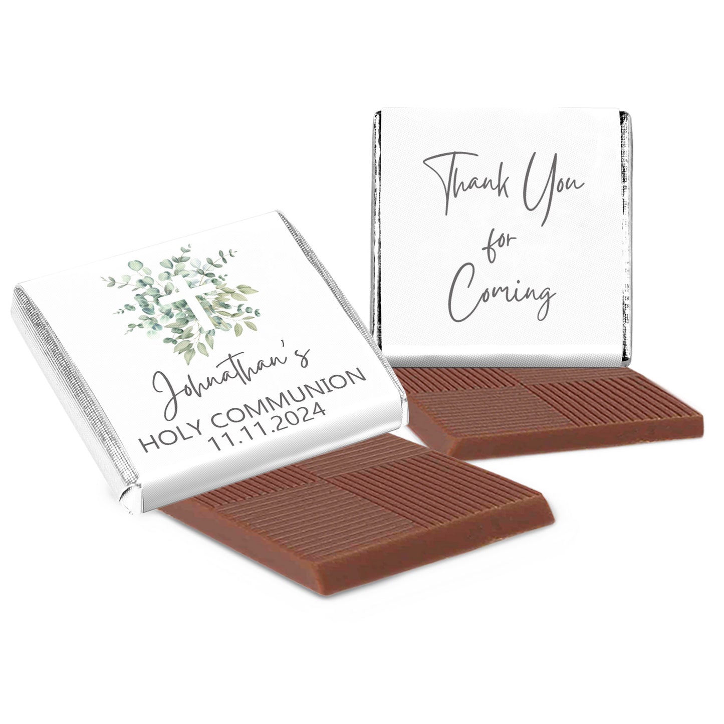 Personalised Holy Communion, Christening, Confirmation Chocolate Favours