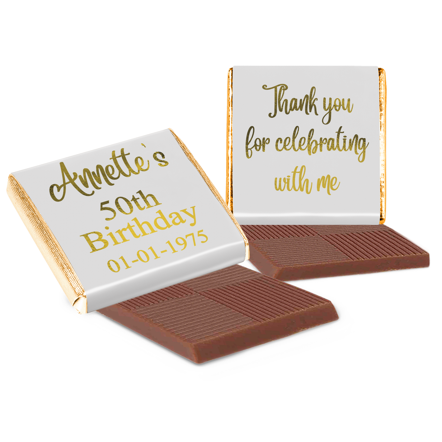 Personalised Birthday Party Chocolate Favours