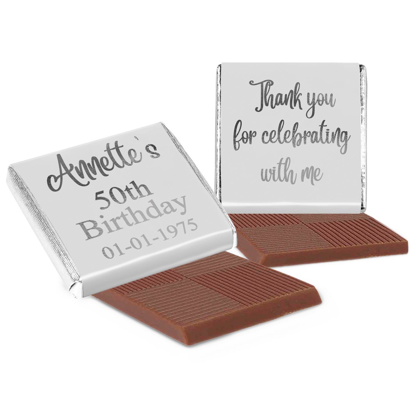 Personalised Birthday Party Chocolate Favours