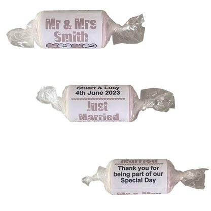 Mocha love hearts wedding