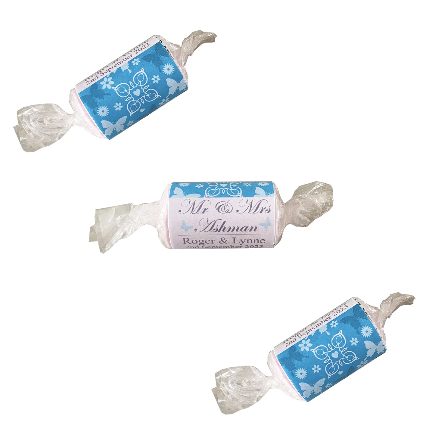 Butterfly Wedding Favours Love Heart Sweets