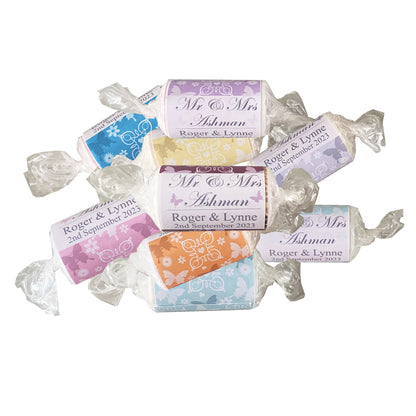 Butterfly Wedding Favours Love Heart Sweets