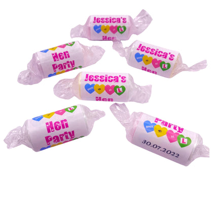 Hen Night Party Love Heart Sweets
