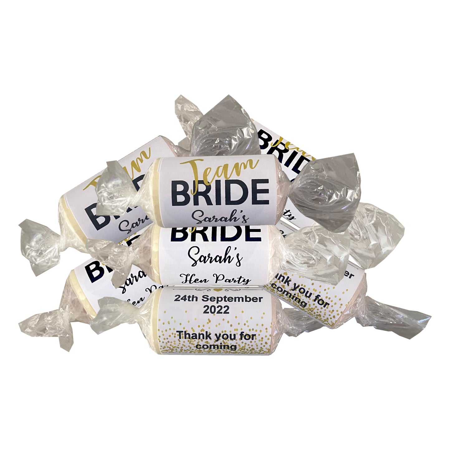 Team Bride Hen Night Party Love Heart Sweets