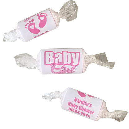 Personalised Gender Reveal Love Heart Sweets