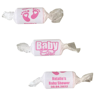 Personalised Gender Reveal Love Heart Sweets