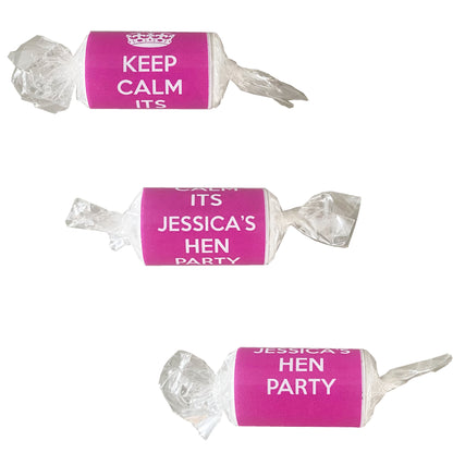 Keep Calm Personalised Love Heart Sweets