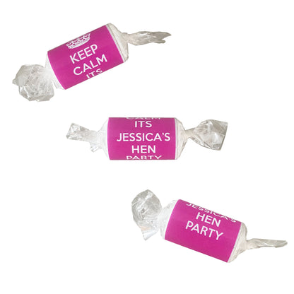 Keep Calm Personalised Love Heart Sweets