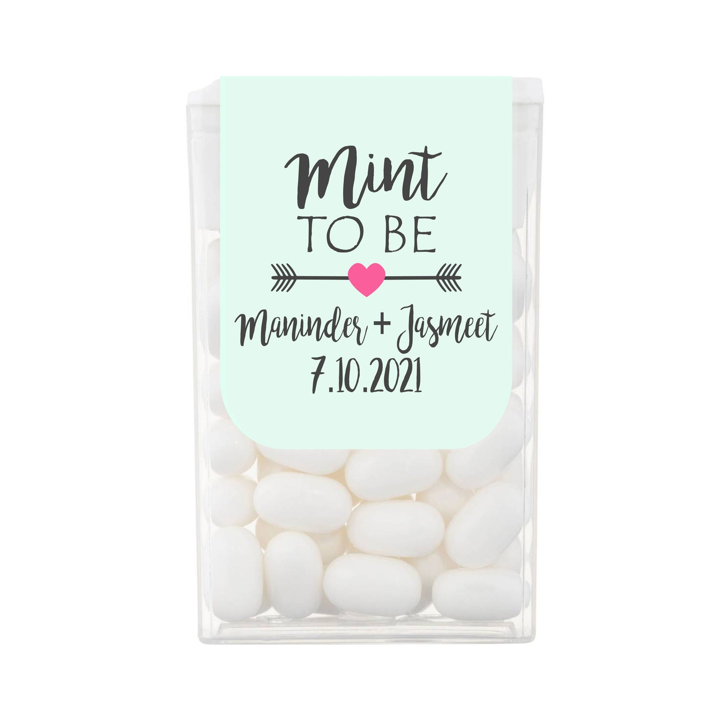 Personalised Mint To Be Tic Tac Wedding Favours