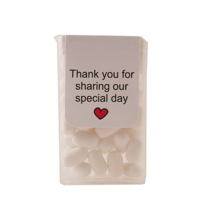 Dancing Couple Tic Tac Wedding Favours